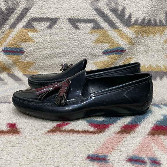 Vivienne Westwood Men’s Slip-On Loafers Rubber Tassel Size 44 Black - Picture 4 of 11